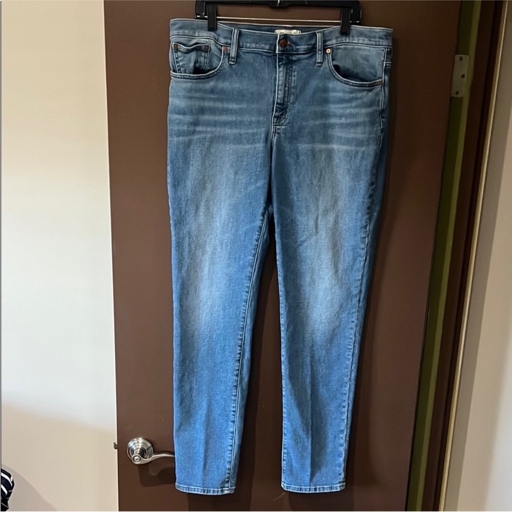 Madewell The Slim Boyfriend Denim Blue Jeans - 31 Tall